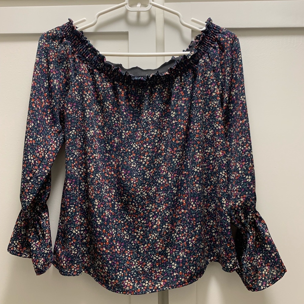 Wayf Nordstrom Floral Off The Shoulder Top